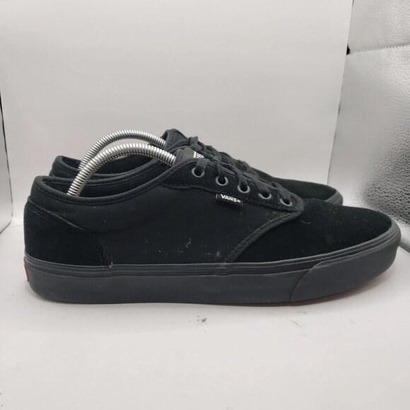VANS Black Suede Shoes Mens 12 Style 721356 - Picture 1 of 8